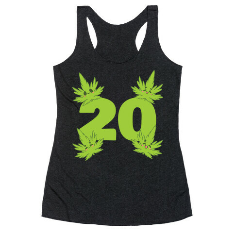 4 Leaves And #20 Racerback Tank Top