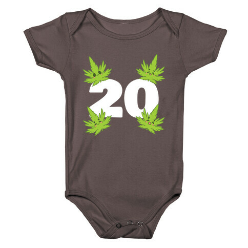 4 Leaves And #20 Baby One-Piece