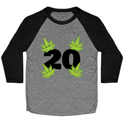 4 Leaves And #20 Baseball Tee