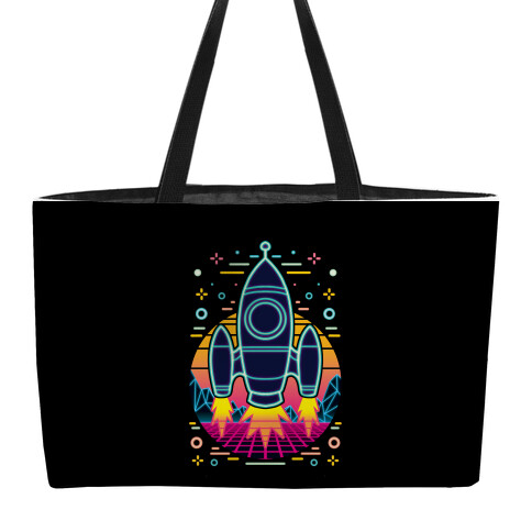 Synthwave Space Exploration Weekender Tote