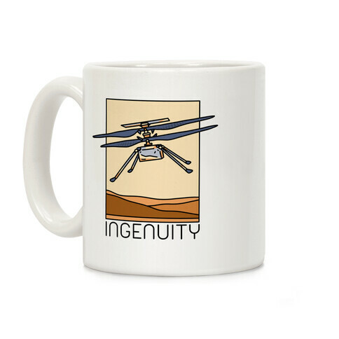 Ingenuity Mars Helicopter Coffee Mug