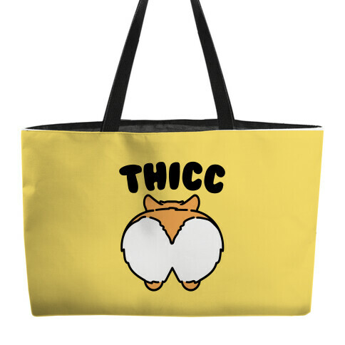 Thicc Corgi Butt Parody Weekender Tote