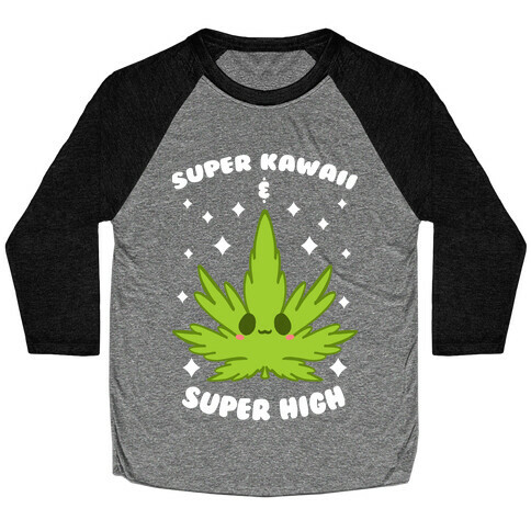 Super Kawaii & Super High Baseball Tee
