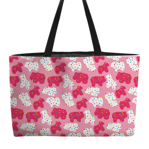 Frosted Animal Cracker Pattern Weekender Tote