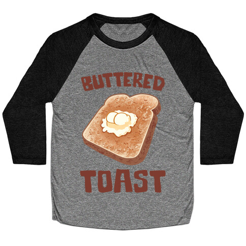 Buttered Toast Baseball Tee