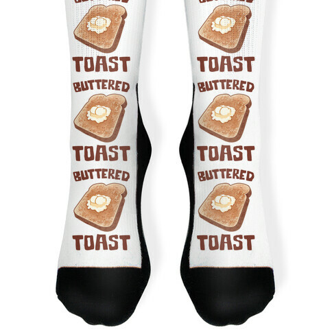 Buttered Toast Sock