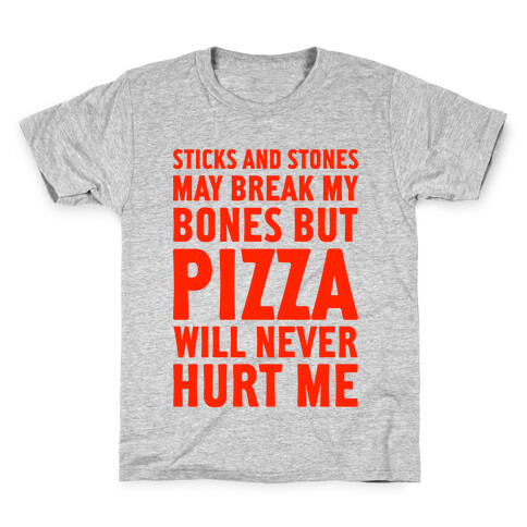 Pizza Will Never Hurt Me Kids T-Shirt