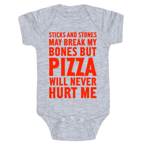 Pizza Will Never Hurt Me Baby One-Piece