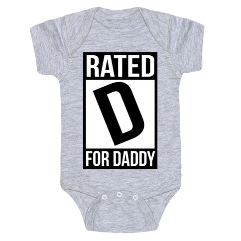 Rated D For DADDY Baby One-Piece