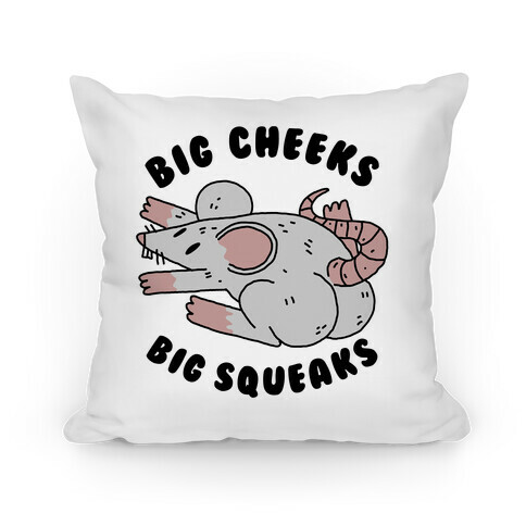 Big Cheeks Big Squeaks Pillow