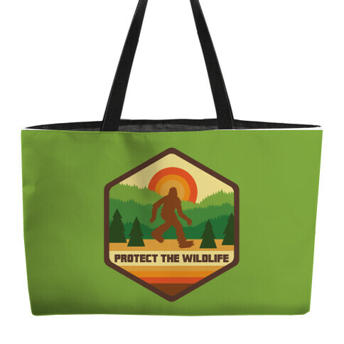 Protect The Wildlife (Bigfoot) Weekender Tote