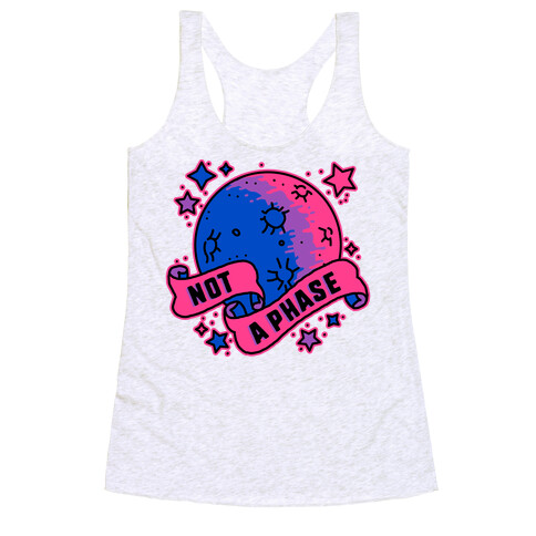 Not a Phase Bi Moon Racerback Tank Top