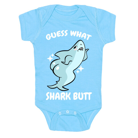 Guess What Shark Butt Baby One-Piece