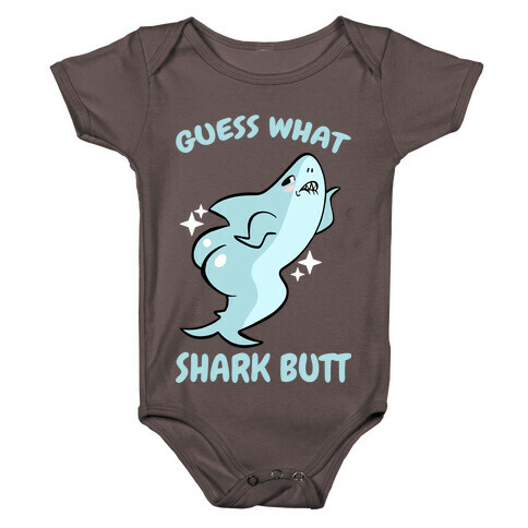 Guess What Shark Butt Baby One-Piece