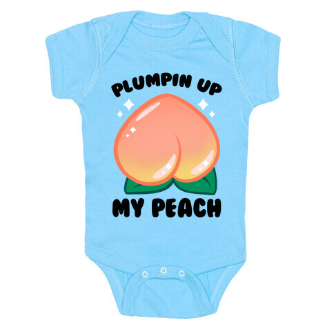 Plumpin' Up My Peach Baby One-Piece