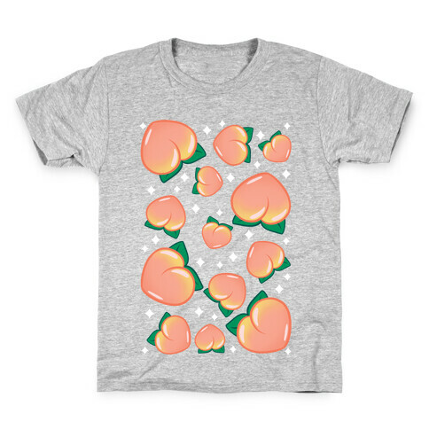 Plump Peaches Pattern Kids T-Shirt