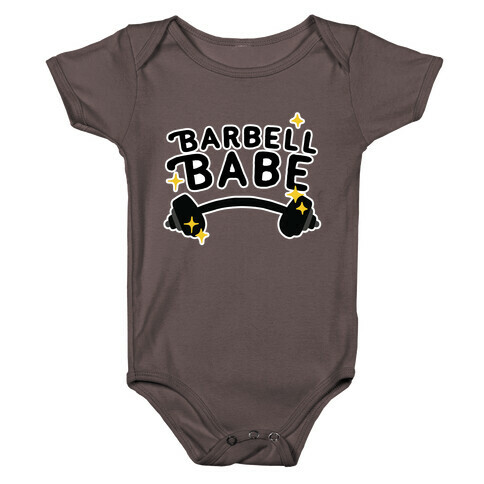 Barbell Babe Baby One-Piece