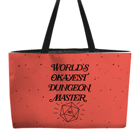 World's Okayest Dungeon Master Weekender Tote