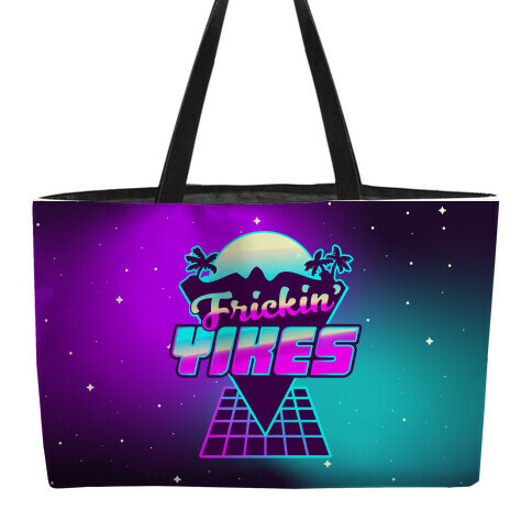 Frickin' YIKES Retro Wave Weekender Tote