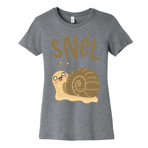 Snel Derpy Snail Womens T-Shirt