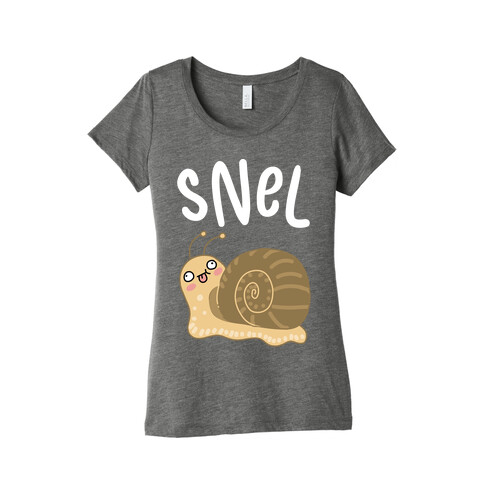 Snel Derpy Snail Womens T-Shirt