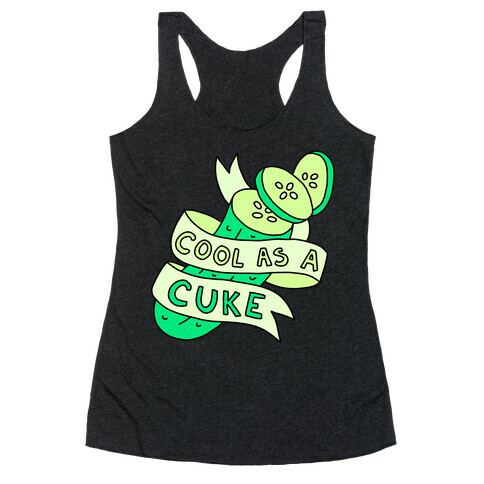 Cool As A Cuke Racerback Tank Top