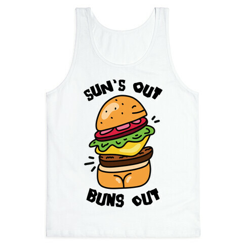 Sun's Out Buns Out (Burger Booty) Tank Top