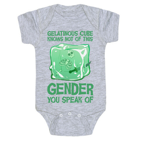 Gelatinous Cube Knows Not Of This Gender You Speak Of Baby One-Piece