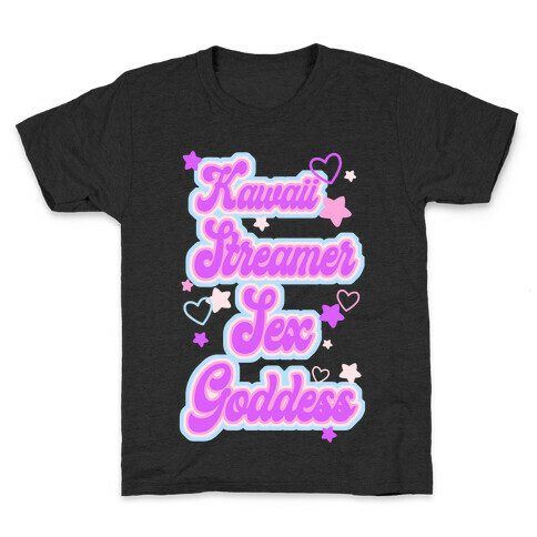 Kawaii Streamer Sex Goddess Kids T-Shirt