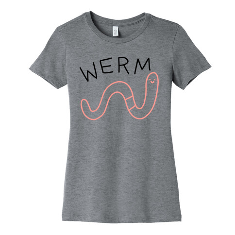 Werm Derpy Worm Womens T-Shirt