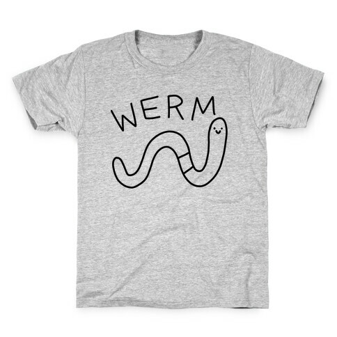 Werm Derpy Worm Kids T-Shirt