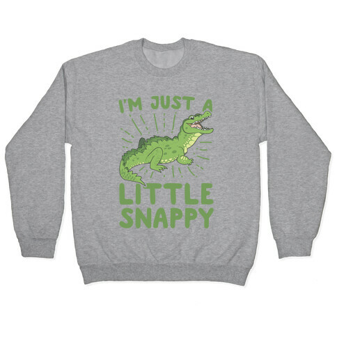 I'm Just A Little Snappy Pullover