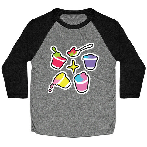 Rainbow Yogurt Baseball Tee