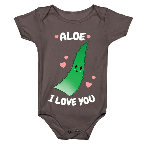 Aloe, I Love You Baby One-Piece