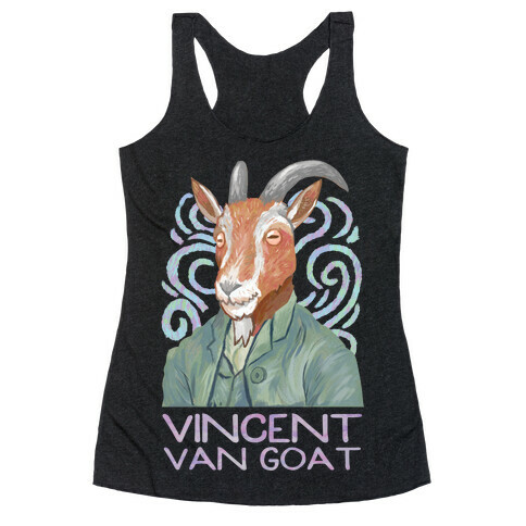 Vincent Van Goat Racerback Tank Top