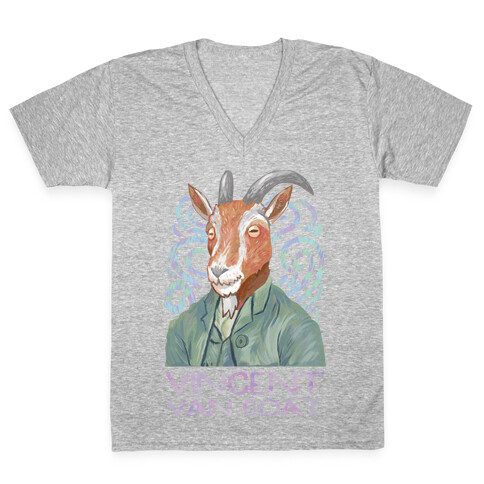 Vincent Van Goat V-Neck Tee Shirt