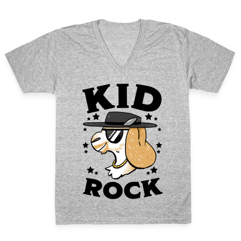 Kid Rock Goat V-Neck Tee Shirt