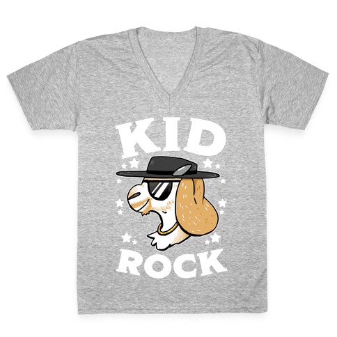 Kid Rock Goat V-Neck Tee Shirt
