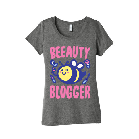 Beeauty Blogger White Print Womens T-Shirt