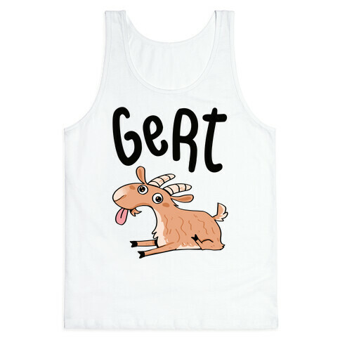 Gert Derpy Goat Tank Top