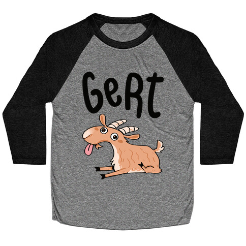 Gert Derpy Goat Baseball Tee