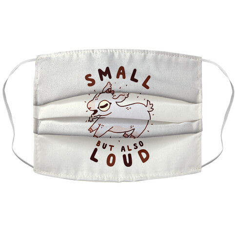 Small But Also Loud Baby Goat Accordion Face Mask