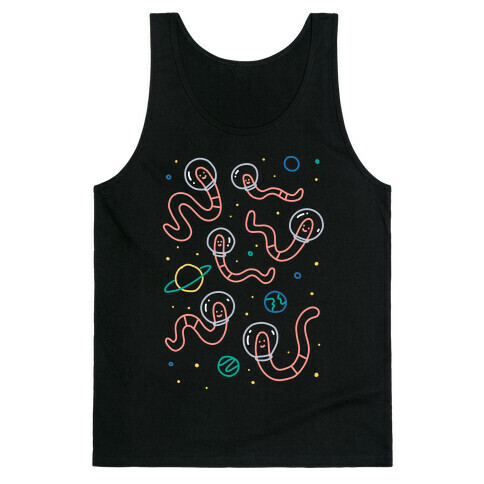 Worms In Space Tank Top