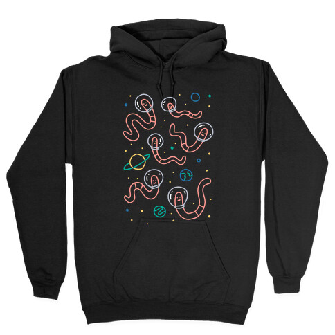 Worms In Space Hooded Sweatshirt