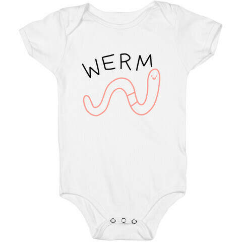 Werm Derpy Worm Baby One-Piece