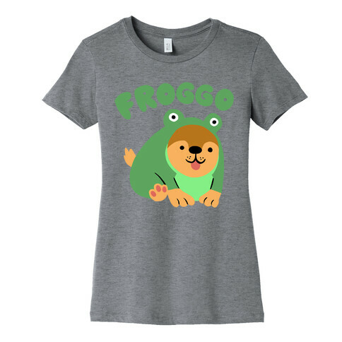 Froggo Doggo Frog Womens T-Shirt