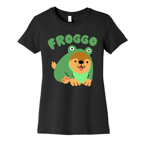 Froggo Doggo Frog Womens T-Shirt