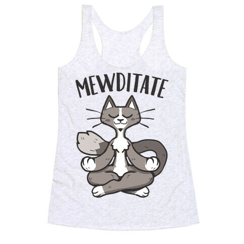 Mewditate Racerback Tank Top