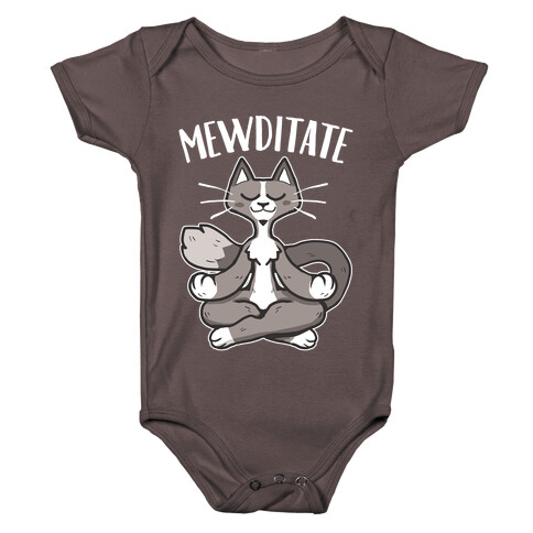 Mewditate Baby One-Piece