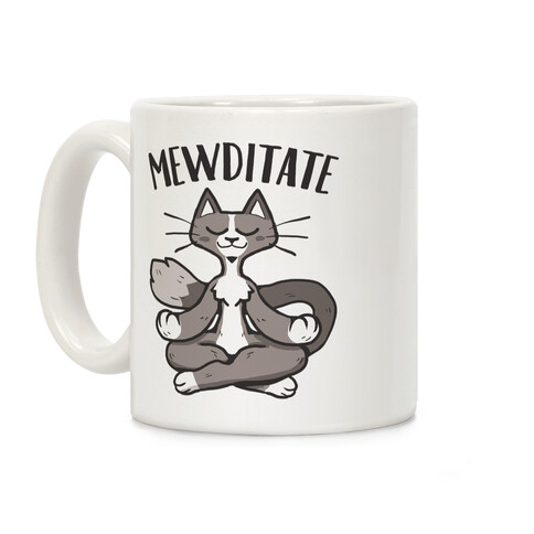 Mewditate Coffee Mug